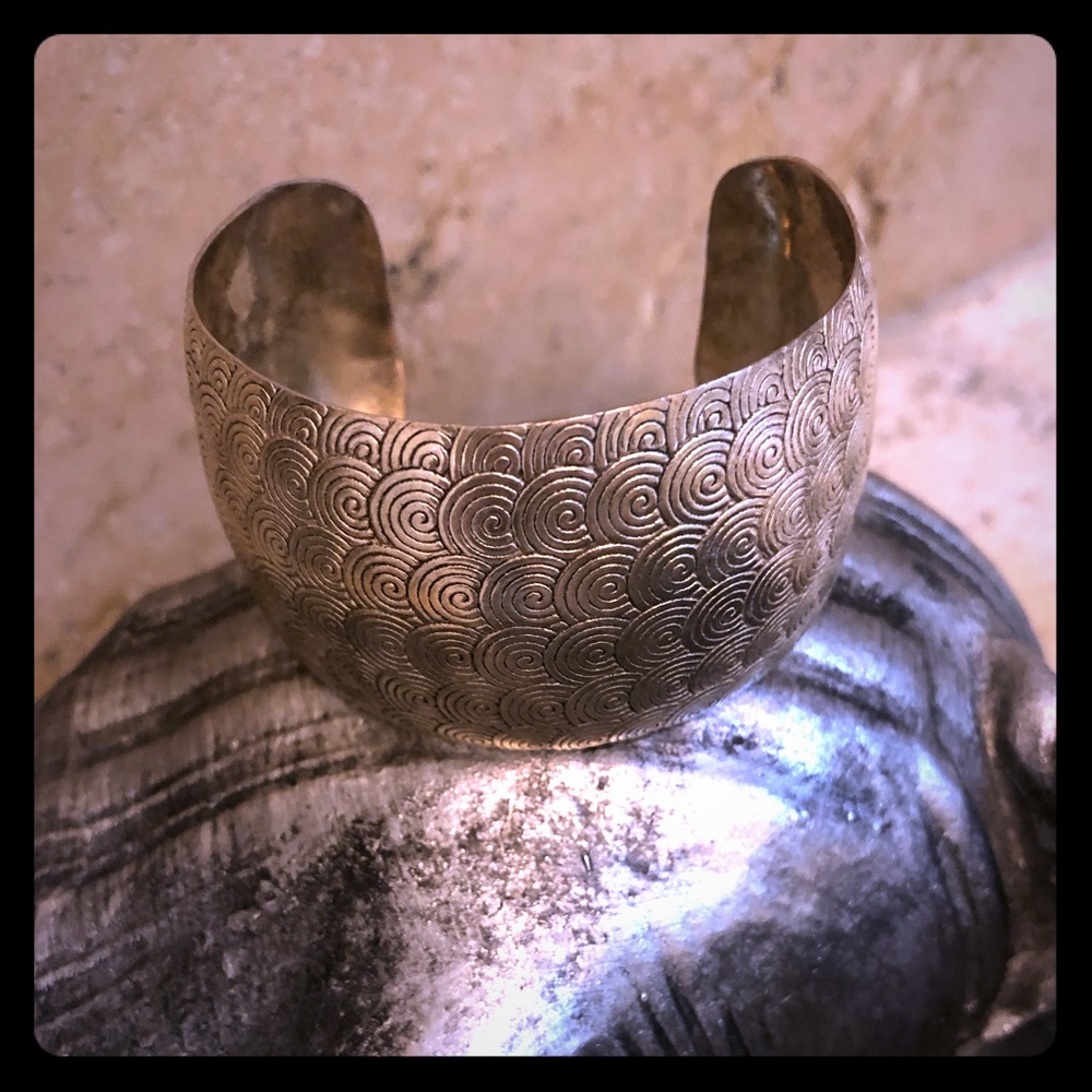 Silver One of Kind Designer Cuff